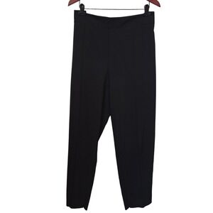 Athleta Vienna Slim Pant Black Tapered Trousers Size 18 Pintuck Travel Work